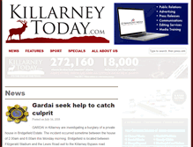 Tablet Screenshot of killarneytoday.com